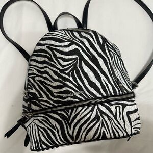 Michael Kors Zebra Stripe Backpack